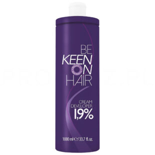 Be Keen On Hair cream developer, oksydant, utleniacz 1,9% 1000ml