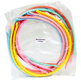 Kolorowe opaski do włosów