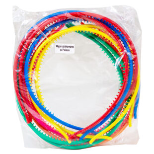 Kolorowe opaski do włosów tworzywo sztuczne