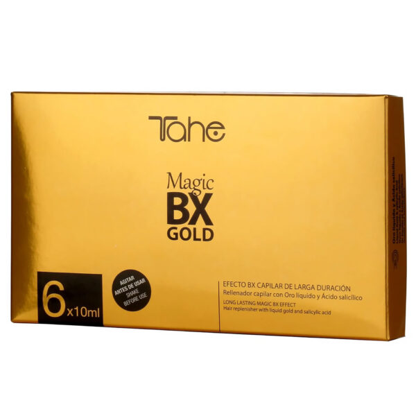 Kuracja ultraodżywcza do włosów Tahe Magic BX Gold Botox 6 x 10ml