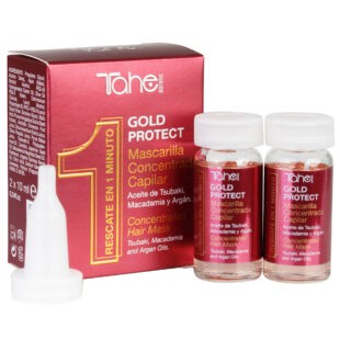 Maska do włosów farbowanych Tahe Gold Protect 2x10ml