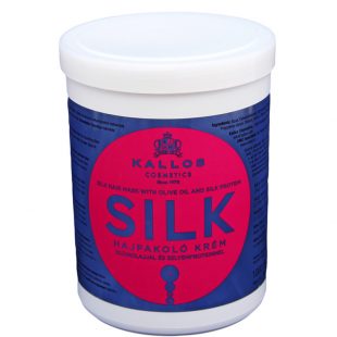 Maska z silikonem do włosów suchych i zniszczonych Kallos Silk Hair Mask 1000ml
