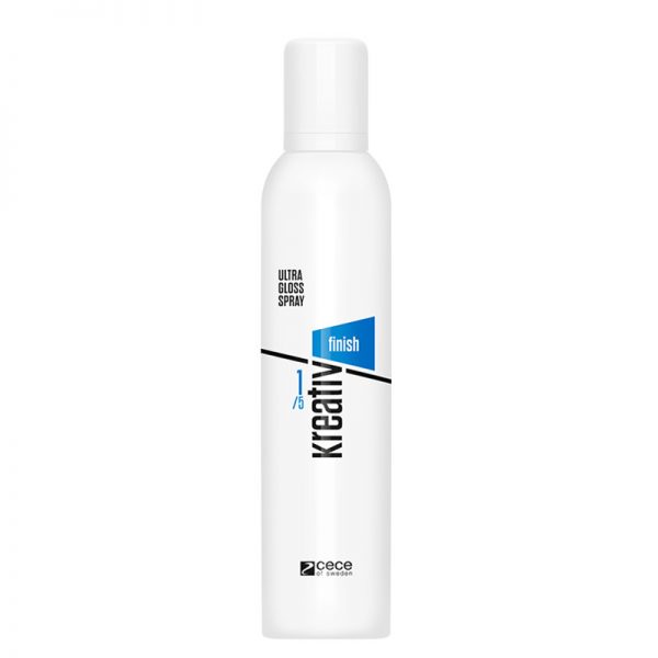 Spray do włosów ultra nabłyszczający Cece Kreativ Finish Ultra Gloss 300ml